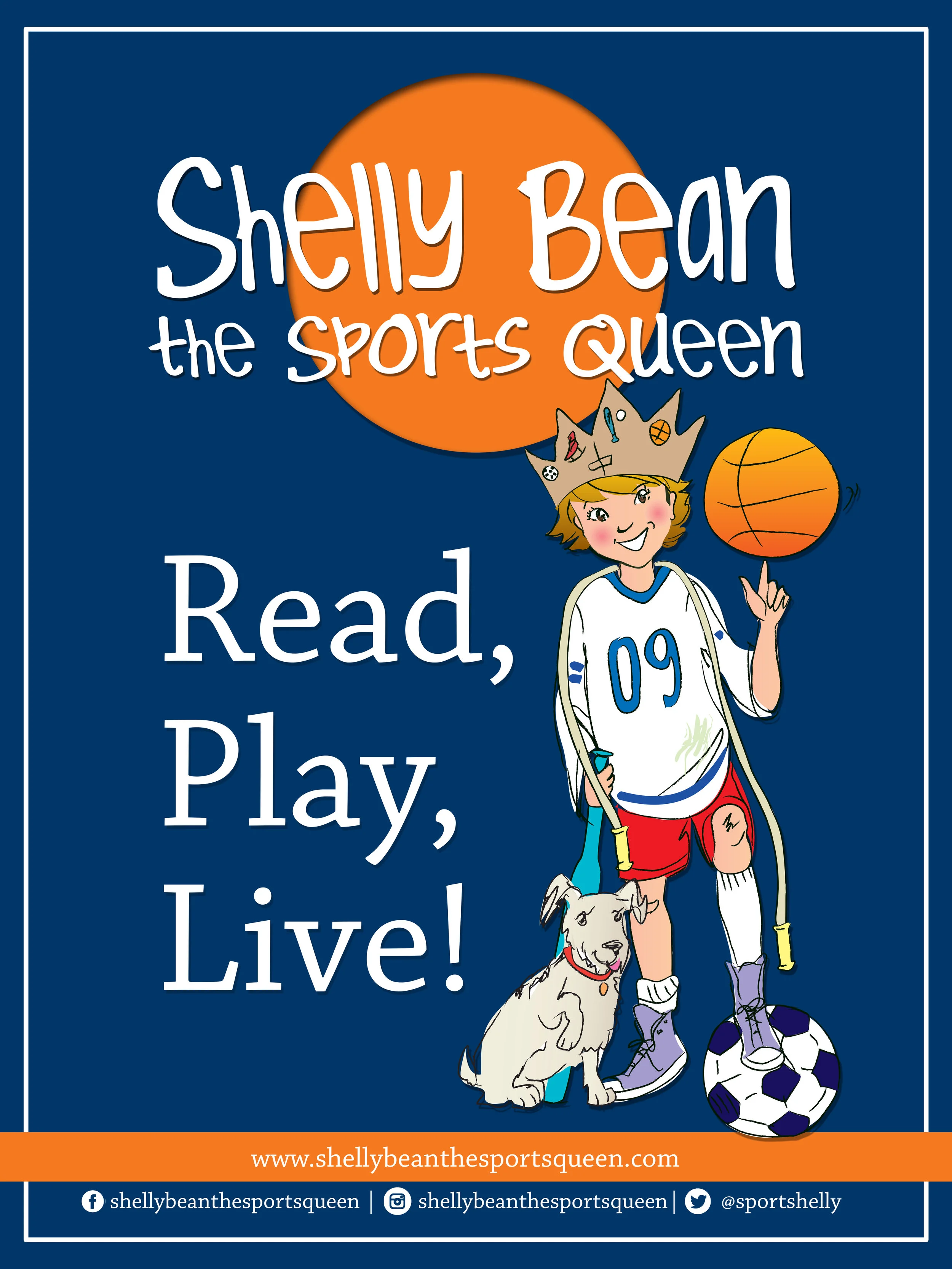 Autographed Poster! (16X20) — Shelly Bean the Sports Queen